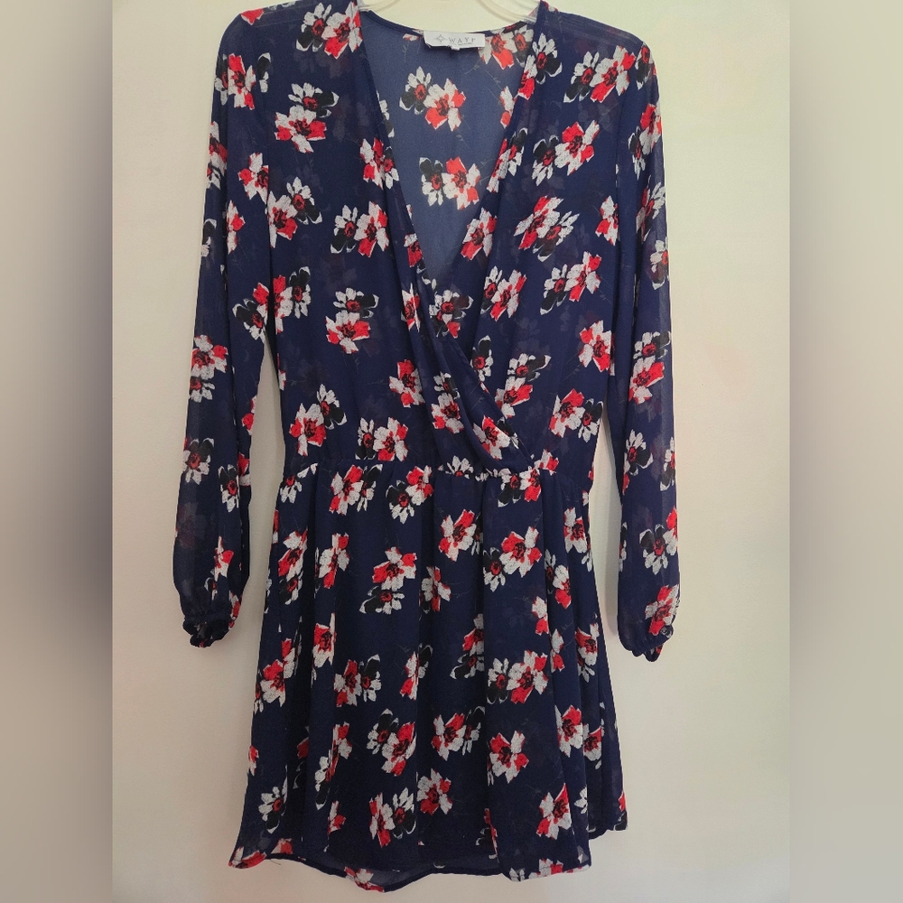 WAYF Where Are You From? Floral Wrap Dress S